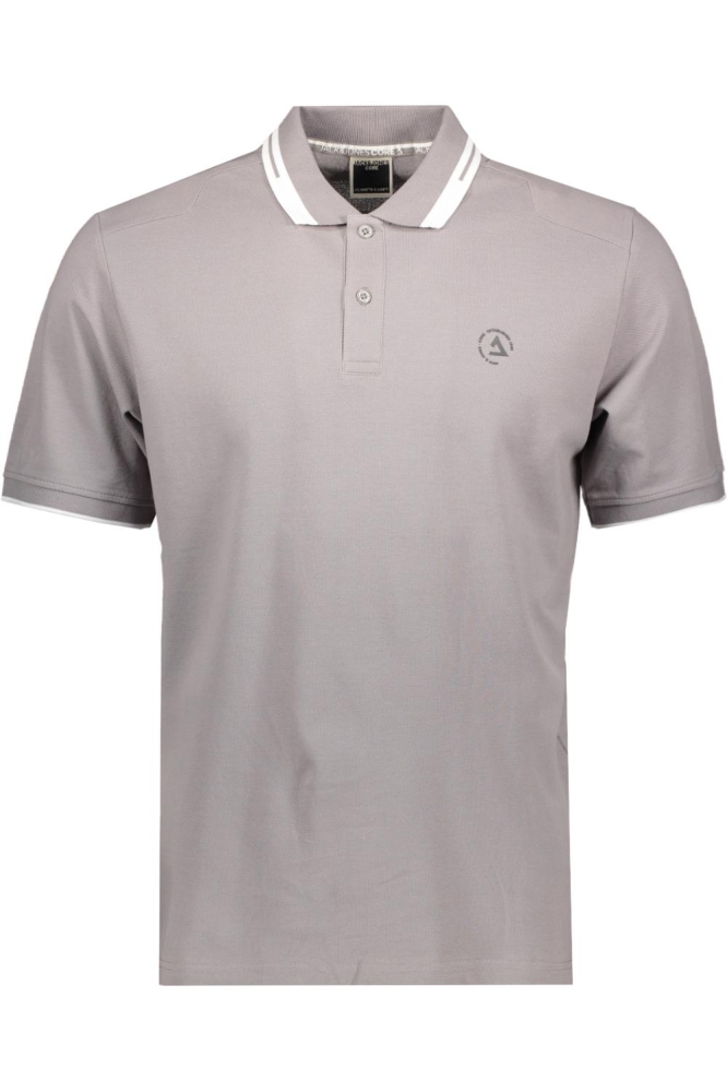 JCOHASS LOGO POLO SS SMU 12279905 GRAY FLANNEL